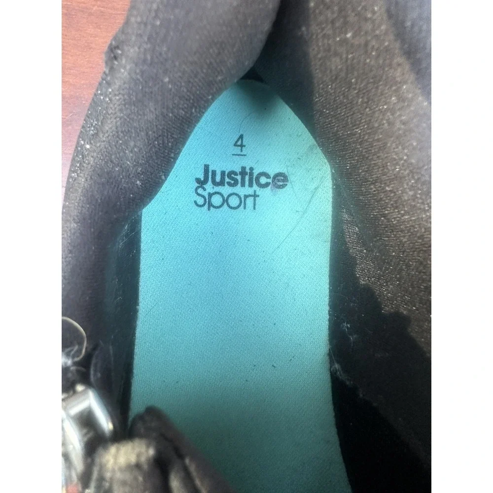Justice Big Girl Varsity Sneakers size 4